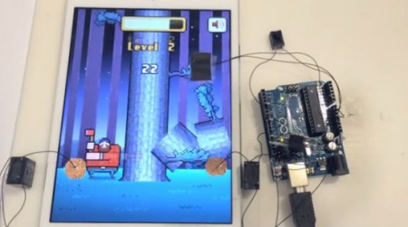 Como o Arduino jogaria Timberman?